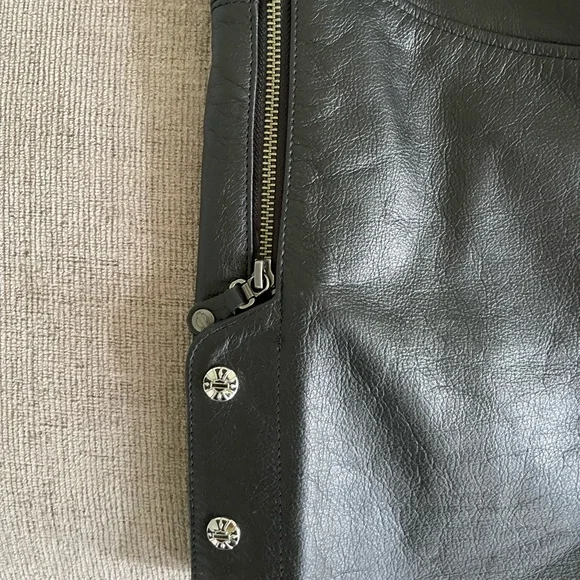 Harley Davidson leather chaps - Picture 3 of 7
